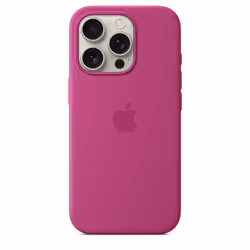 Apple Coque en silicone avec MagSafe pour iPhone 16 Pro - Fuchsia