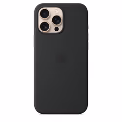 Apple Coque en silicone avec MagSafe pour iPhone 16 Pro Max - Noir, Housse, Apple, iPhone 16 Pro Max, 17,5 cm (6.9"), Noir