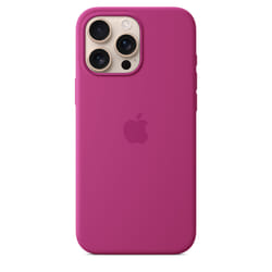 Apple Coque en silicone avec MagSafe pour iPhone 16 Pro Max - Fuchsia