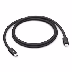 Apple MC9C4ZM/A, Mâle, Mâle, 1 m, Noir, 120 Gbit/s, Rond