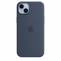 Apple Coque en silicone avec MagSafe pour iPhone 14 Plus - Bleu orage, Housse, Apple, iPhone 14 Plus, 17 cm (6.7"), Marine