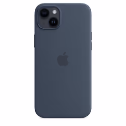 Apple Coque en silicone avec MagSafe pour iPhone 14 Plus - Bleu orage