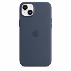 Apple Coque en silicone avec MagSafe pour iPhone 14 Plus - Bleu orage - Vue supplémentaire 4