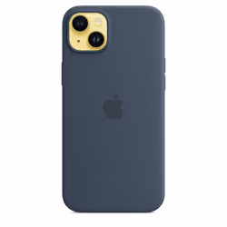 Apple Coque en silicone avec MagSafe pour iPhone 14 Plus - Bleu orage - Vue supplémentaire 6