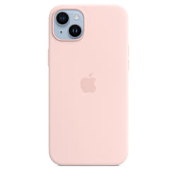 Apple Coque en silicone avec MagSafe pour iPhone 14 Plus - Rose craie