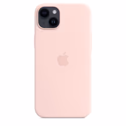 Apple Coque en silicone avec MagSafe pour iPhone 14 Plus - Rose craie
