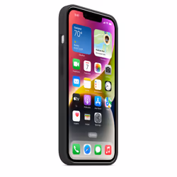 Apple Coque en silicone avec MagSafe pour iPhone 14 - Minuit - Vue supplémentaire 8