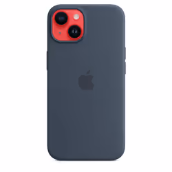 Apple Coque en silicone avec MagSafe pour iPhone 14 - Bleu orage - Vue supplémentaire 5