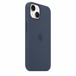 Apple Coque en silicone avec MagSafe pour iPhone 14 - Bleu orage - Vue supplémentaire 7