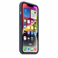 Apple Coque en silicone avec MagSafe pour iPhone 14 - Bleu orage - Vue supplémentaire 8