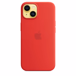 Apple Coque en silicone avec MagSafe pour iPhone 14 - (PRODUCT)RED - Vue supplémentaire 6