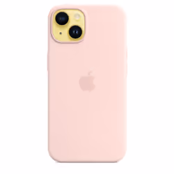 Apple Coque en silicone avec MagSafe pour iPhone 14 - Rose craie - Vue supplémentaire 6