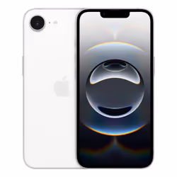Apple iPhone 16e , 15,5 cm (6.1"), 2532 x 1170 pixels, 128 Go, 48 MP, iOS 18, Blanc