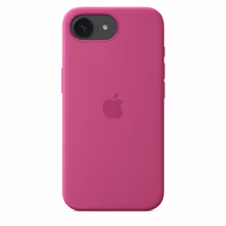 Apple Coque en silicone pour iPhone 16e – Fuchsia - Vue supplémentaire 2