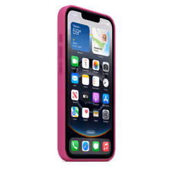 Apple Coque en silicone pour iPhone 16e – Fuchsia - Vue supplémentaire 3
