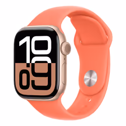 Apple MDRY4ZM/A accessoire intelligent à porter sur soi Bande Orange Fluoroélastomère