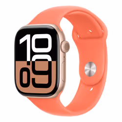 Apple MDT64ZM/A accessoire intelligent à porter sur soi Bande Orange Fluoroélastomère