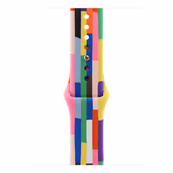 Apple MDWG4ZM/A, Bande, Montre de sport, Multicolore, Apple, Apple Watch Models 44mm 45mm 46mm 49mm, Fluoroélastomère