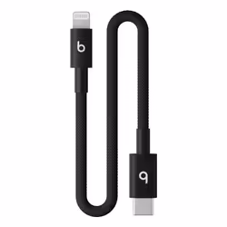 Apple MEQM4ZM/A, 0,2 m, Lightning, USB C, Mâle, Mâle, Noir