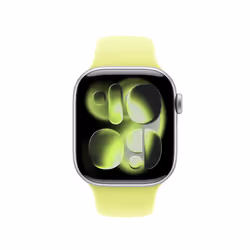 Apple MFGC4ZM/A accessoire intelligent à porter sur soi Bande Jaune Fluoroélastomère - Vue supplémentaire 3