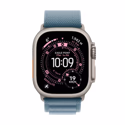 Apple Watch Ultra 3 OLED 49 mm Numérique 422 x 514 pixels Écran tactile 5G Titane Wifi GPS (satellite)