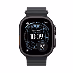 Apple Watch Ultra 3 OLED 49 mm Numérique 422 x 514 pixels Écran tactile 5G Noir Wifi GPS (satellite)