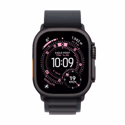 Apple Watch Ultra 3 OLED 49 mm Numérique 422 x 514 pixels Écran tactile 5G Noir Wifi GPS (satellite)