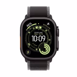 Apple Watch Ultra 3 OLED 49 mm Numérique 422 x 514 pixels Écran tactile 5G Noir Wifi GPS (satellite)