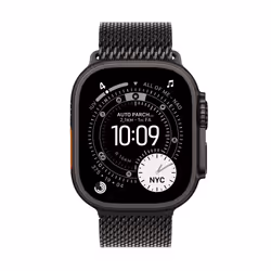 Apple Watch Ultra 3 OLED 49 mm Numérique 422 x 514 pixels Écran tactile 5G Noir Wifi GPS (satellite)