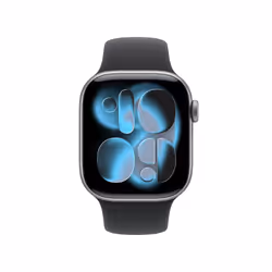 Apple Watch Series 11 OLED 42 mm Numérique 374 x 446 pixels Écran tactile Gris Wifi GPS (satellite)