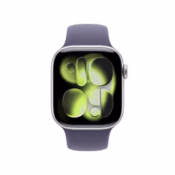 Apple Watch Series 11 OLED 42 mm Numérique 374 x 446 pixels Écran tactile 5G Argent Wifi GPS (satellite)