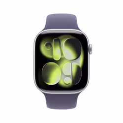 Apple Watch Series 11 OLED 46 mm Numérique 416 x 496 pixels Écran tactile 5G Argent Wifi GPS (satellite)