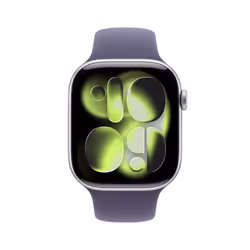 Apple Watch Series 11 OLED 46 mm Numérique 416 x 496 pixels Écran tactile Argent Wifi GPS (satellite)