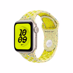 Apple 40mm Volt Splash Nike Sport Band - M/L Bande Jaune Aluminium, Fluoroélastomère - Vue supplémentaire 2