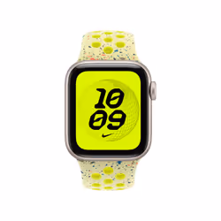Apple 40mm Volt Splash Nike Sport Band - M/L Bande Jaune Aluminium, Fluoroélastomère - Vue supplémentaire 3