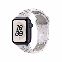 Apple 40mm Veiled Grey Nike Sport Band - S/M Bande Gris Aluminium, Fluoroélastomère - Vue supplémentaire 2