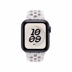 Apple 40mm Veiled Grey Nike Sport Band - S/M Bande Gris Aluminium, Fluoroélastomère - Vue supplémentaire 3