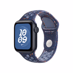 Apple 40mm Blue Ribbon Nike Sport Band - M/L Bande Bleu Aluminium, Fluoroélastomère - Vue supplémentaire 2