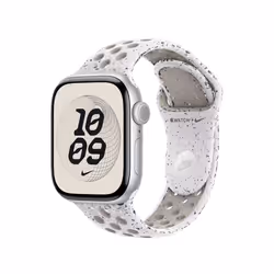 Apple 42mm Veiled Grey Nike Sport Band - S/M Bande Gris Aluminium, Fluoroélastomère - Vue supplémentaire 2