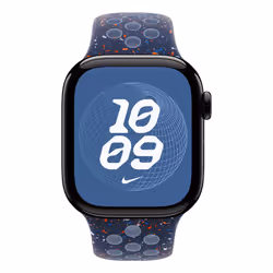 Apple MGAX4ZM/A accessoire intelligent à porter sur soi Bande Bleu Fluoroélastomère - Vue supplémentaire 3