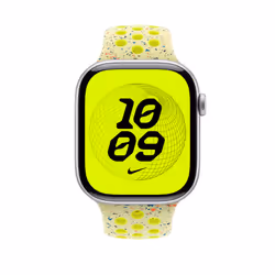 Apple 46mm Volt Splash Nike Sport Band - S/M Bande Jaune Aluminium, Fluoroélastomère - Vue supplémentaire 3