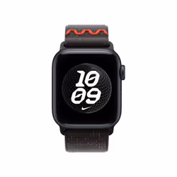 Apple Nike Sport Loop Bande Noir Nylon, Polyester recyclé, Spandex - Vue supplémentaire 3