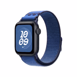 Apple Nike Sport Loop Bande Bleu Nylon, Polyester recyclé, Spandex - Vue supplémentaire 2