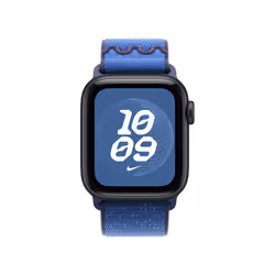 Apple Nike Sport Loop Bande Bleu Nylon, Polyester recyclé, Spandex - Vue supplémentaire 3
