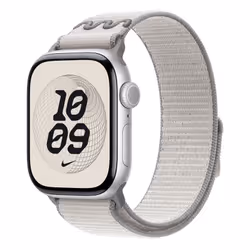 Apple Nike Sport Loop Bande Gris Nylon, Polyester recyclé, Spandex - Vue supplémentaire 2
