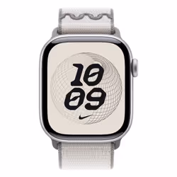 Apple Nike Sport Loop Bande Gris Nylon, Polyester recyclé, Spandex - Vue supplémentaire 3