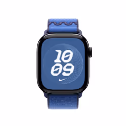 Apple Nike Sport Loop Bande Bleu Nylon, Polyester recyclé, Spandex - Vue supplémentaire 3