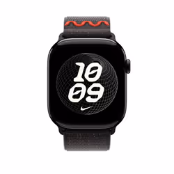Apple Nike Sport Loop Bande Noir Nylon, Polyester recyclé, Spandex - Vue supplémentaire 3