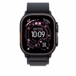 Apple 49mm Black Alpine Loop - Medium - Black Titanium Finish Bande Noir Titane, Polyester, Spandex - Vue supplémentaire 3