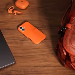 Apple MGK14LL/A coque de protection pour téléphones portables 16 cm (6.3") Housse Orange - Vue supplémentaire 3